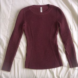 Lululemon 100% Merino Wool Burgundy Sweater Size:2